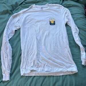 American Apparel White Long Sleeve Tee